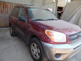 2004 Toyota Rav4 Burgundy 2.4L AT 2WD #Z24746